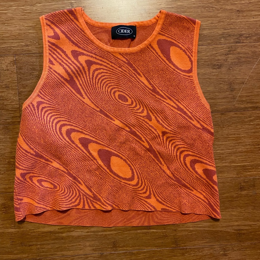 Lightweight knit tank top
